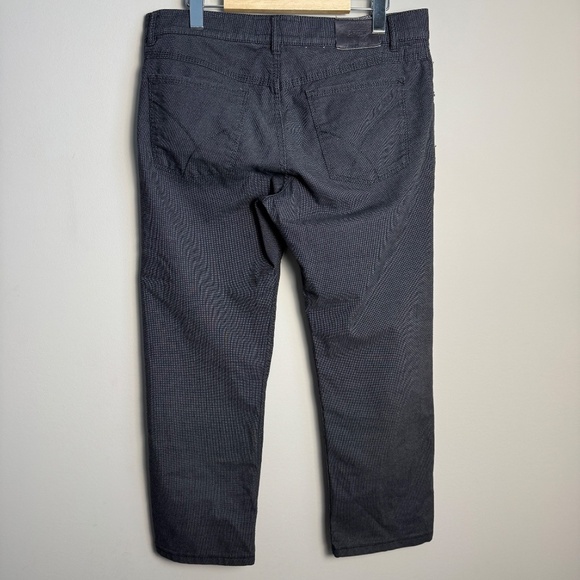 BRAX Feel Good Men's Cooper Casual Patterned Dress Pant Black Size Tag: 34/30 - Picture 4 of 13